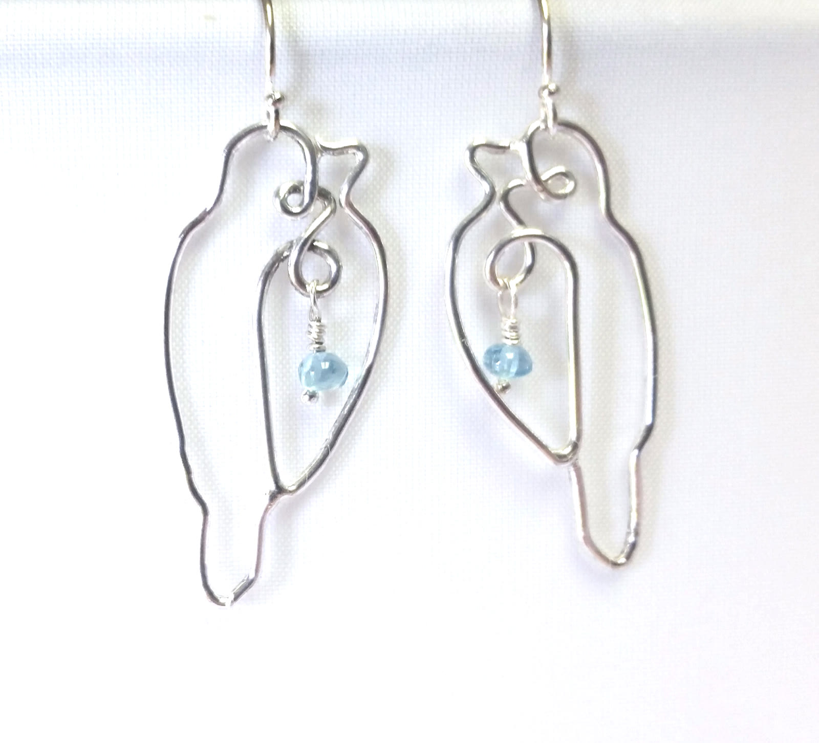 Bluebird earrings