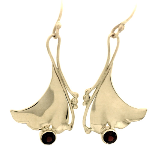 Ginkgo inspired earrings