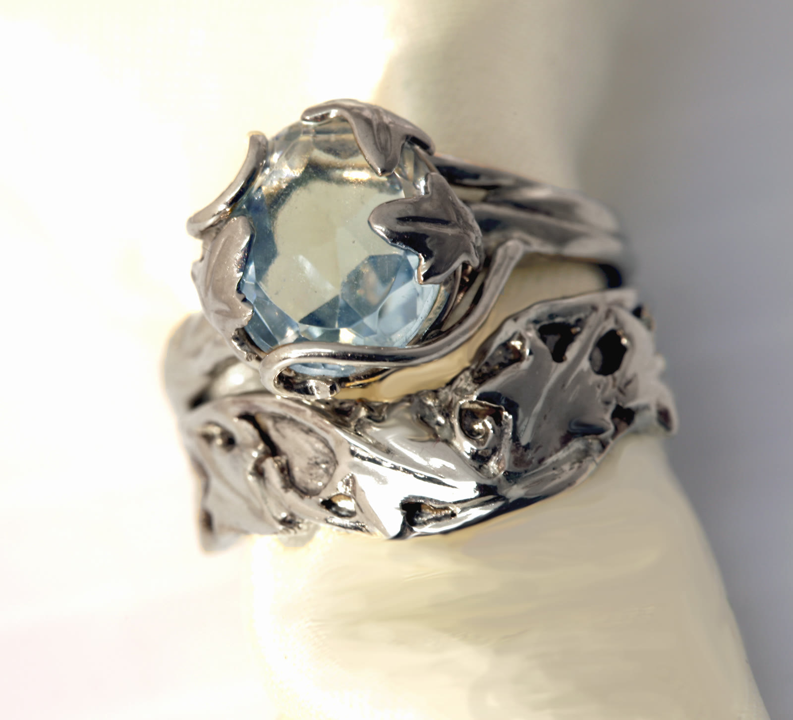 Ivy and Aquamarine wedding set